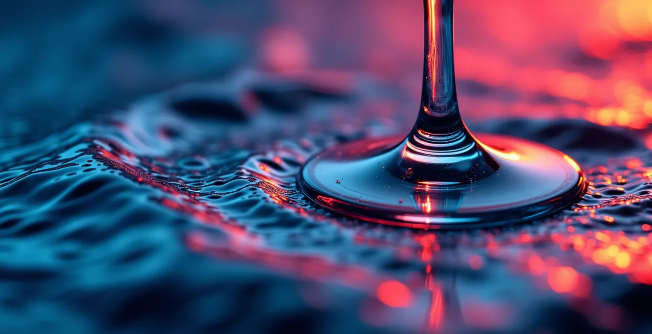 Abstract visualization of disrupted sleep cycles and brain activity patterns