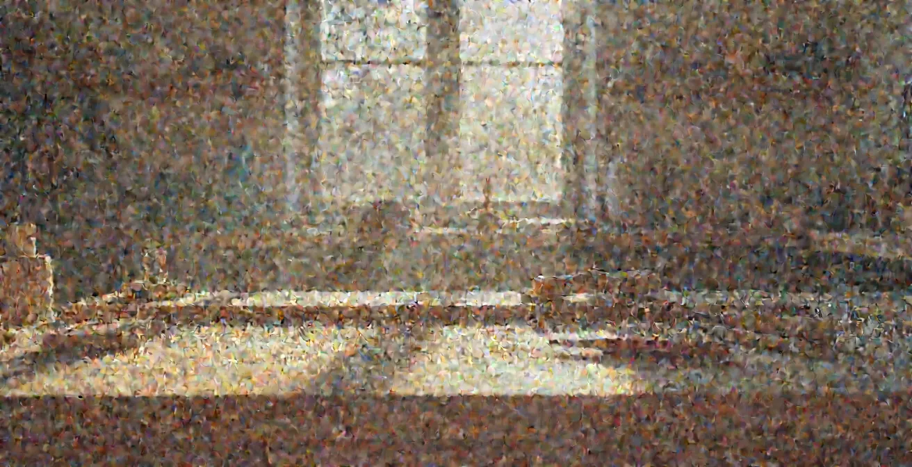 A peaceful woodworking space with natural light streaming through windows onto organized tools