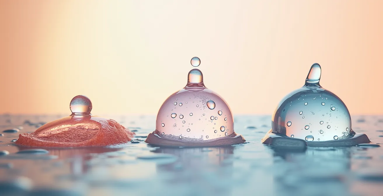 Visual progression of skin barrier healing over 21 days showing improvement in texture and hydration