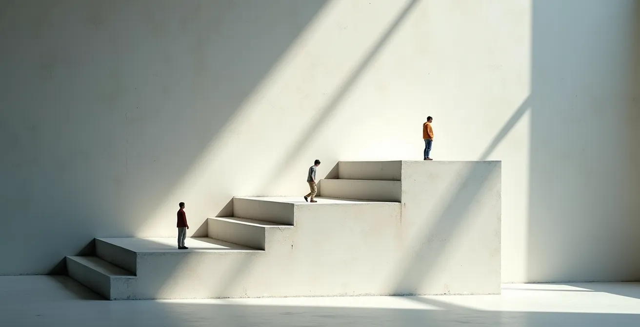 Visual representation of the three-act narrative structure in startup pitching