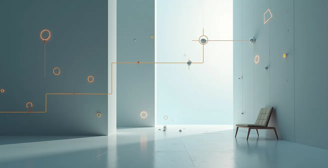 Abstract representation of spatial puzzles and problem-solving environments